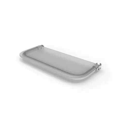 WaveLine® Accessories - Waterfall Plexiglass Shelf - 36" x 12" - Clear