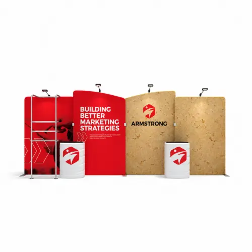 WaveLine Media® WLMEAAE Tension Fabric Display Kit 03 - Single-Sided
