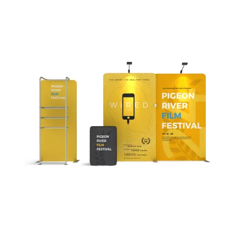 WaveLine Media® WLMKK Tension Fabric Display Kit 03 - Double-Sided