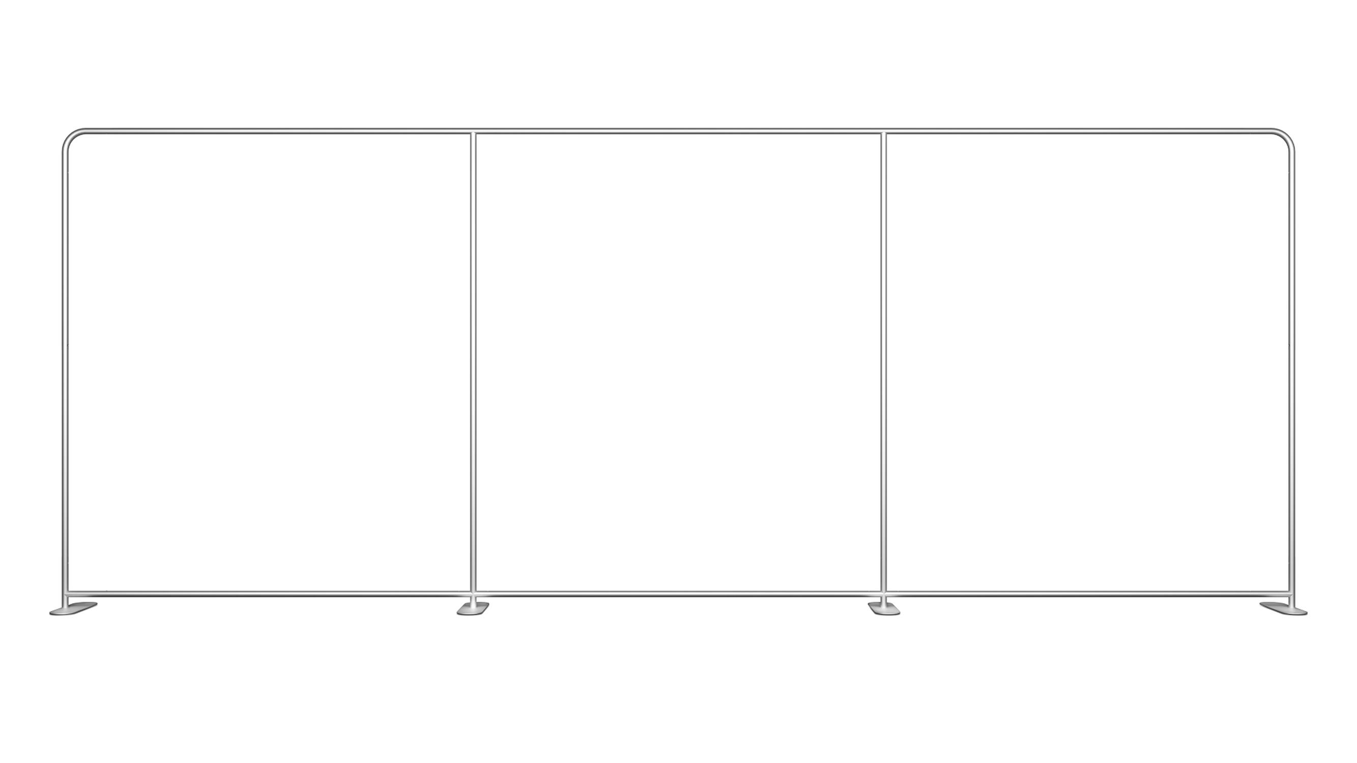 Soft Touch Straight Fabric Display - 6m - Single-Sided Print - Image 3